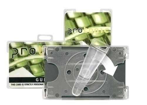 TARIFOLD - IDENTIFICADOR OFFICE PARA TARJETAS DE SEGURIDAD 91X57 MM ROTACION VERTICAL U HORIZONTAL PACK DE 10 (Ref.11300)