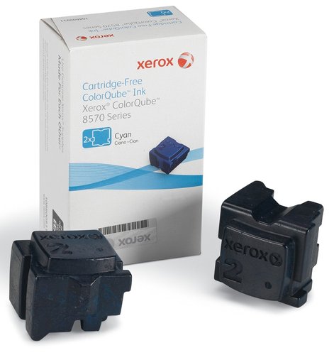 XEROX - OFFICE - Tinta SOLIDA 8570 CYAN 4,4K PK2 (Ref.108R00931)