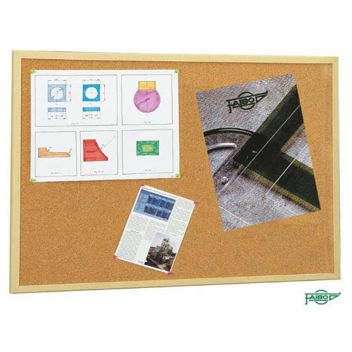 FAIBO - Tablero de corcho 60x120 Marco madera (Ref.607-4)