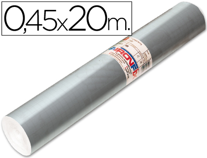 AIRONFIX - ROLLO ADHESIVO ESPECIAL PLATA -ROLLO DE 20 MT (Ref.69193)
