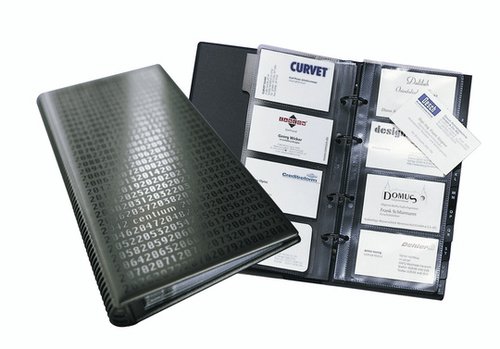 DURABLE - Tarjetero Visifix Centium 145x255 Para 200 tarjetas 175740 (Ref.2403-01)