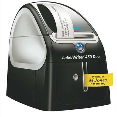 DYMO - Rotuladora 450 DUO Etiqueta 56mm Negro/plata 71IPM (Ref.S0838940)