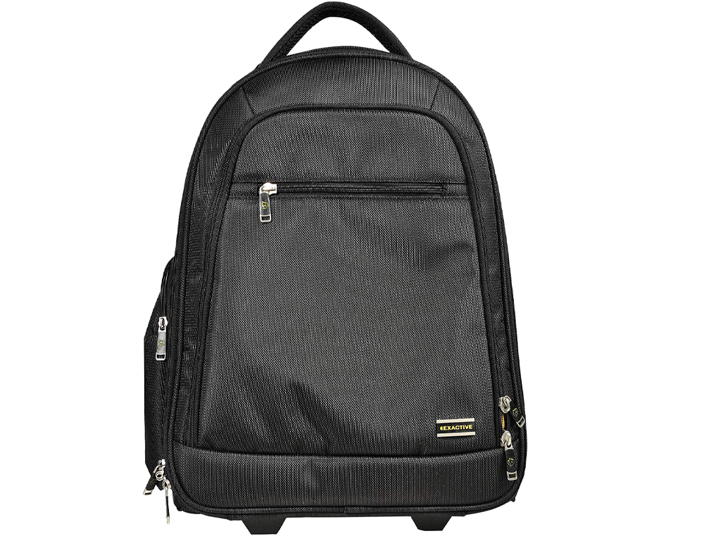 EXACOMPTA - Mochila Pc Negra Ruedas 15,6'' (Ref.18634E)