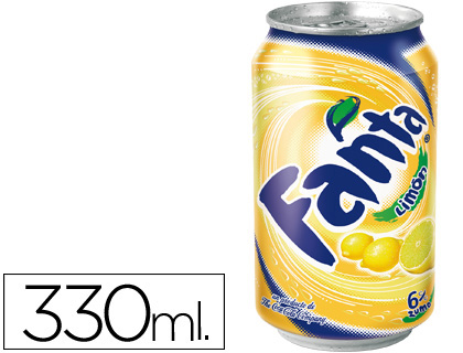 FANTA - Refrescos limon Lata 33 cl (Ref.82)