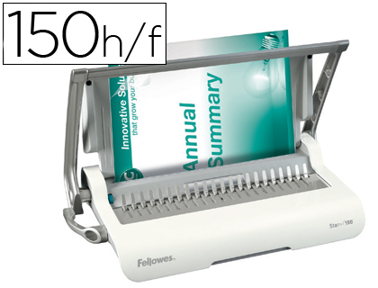 FELLOWES - Encuadernadora Star+ Canutillo plastico 448X280X80 Palanca independiente (Ref.5627501)