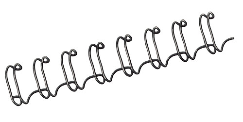 FELLOWES - Pack de 100 Wires Negro 14 MM (Ref.53277)