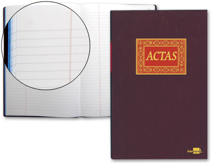 LIDERPAPEL - LIBRO FOLIO 100 H. -ACTAS (Ref.AT01)