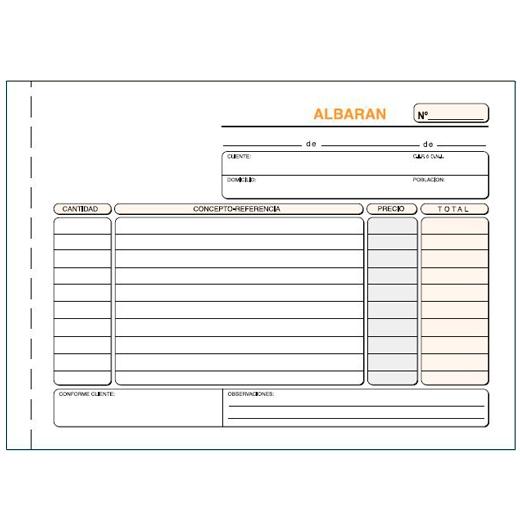 LOAN - TALONARIO ALBARANES 4º APDO TRIPLI (Ref.T-121)