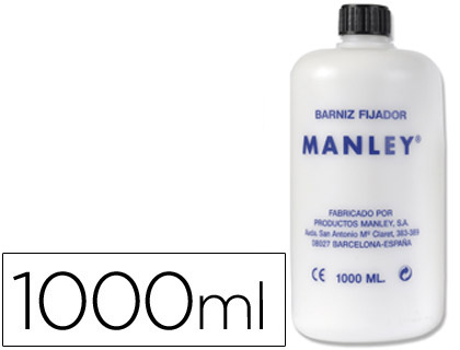 MANLEY - Barniz Fijador 1kg Protege dibujos ceras y temperas (Ref.MND00350)