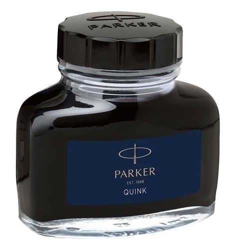 PARKER - Tintero Quink 57 ml azul negro (Ref.S0037490)