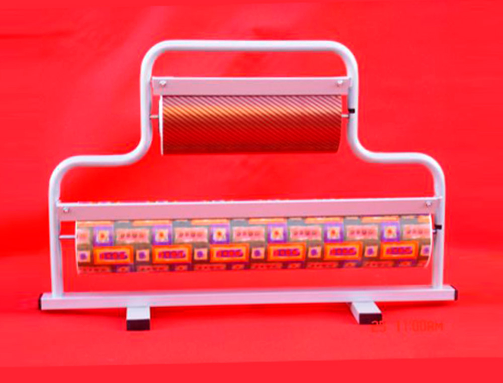 PORTARROLLO MOSTRADOR CORTA PAPEL PINTADO PARA BOBINAS DE 62-31 CM (Ref.MOD. I-2)