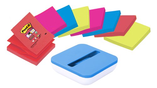 POST-IT - Pack.8 blocs znotes 76x76+disp gratis val-ss8p-r330 (Ref.HK100010204)