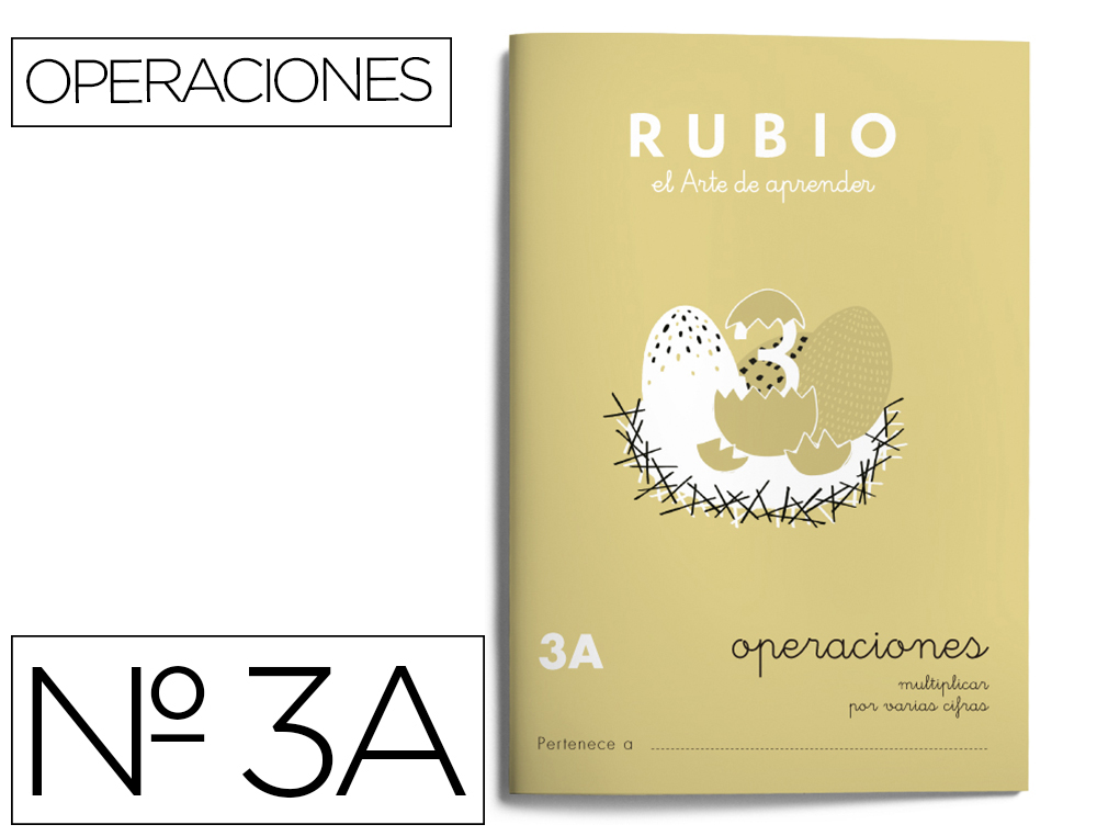 RUBIO - Cuaderno OPERACIONES 3A (Ref.P3A)
