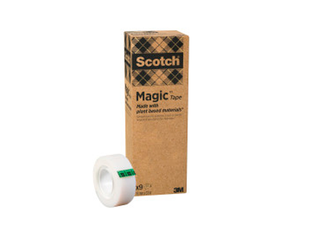 SCOTCH - CINTA ADHESIVA MAGIC 33X19 MM PACK DE 9 ROLLOS (Ref.900-1933-9)