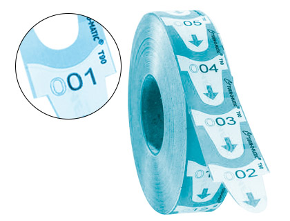 TURNOMATIC - TICKETS 31X67 MM COLOR AZUL ROLLO 4000 TICKETS (Ref.39649150)