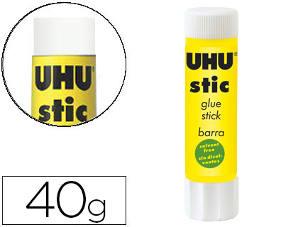 UHU - Barra ADHESIVA STICK 40 GRAMOS (Ref.41452)