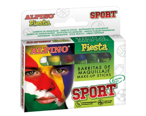 ALPINO - Set maquillaje Sport en 6 colores 5 gr. (Ref.DL000011)