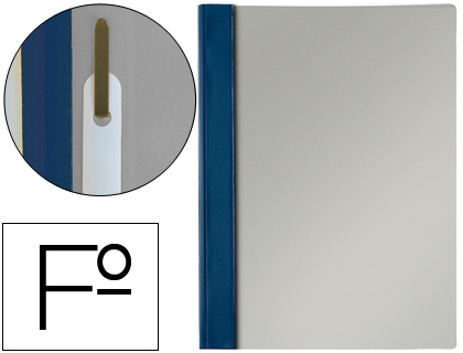 ESSELTE - Dossier Folio Pvc Con Fastener Azul marino (Ref.13216)