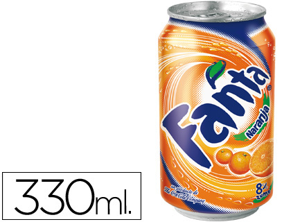 FANTA - Refrescos Naranja 0,33 cc (Ref.81)