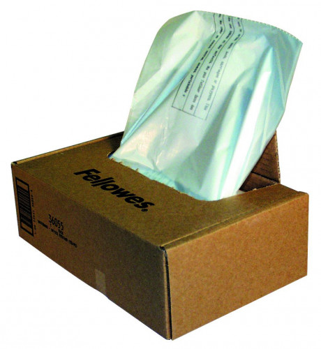 FELLOWES - Bolsas residuos para destructora Pack 50 ud 227L (Ref.36055)