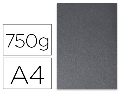 FELLOWES - Pack de 50 Portadas Cartón Negro A4 750 Gr. (Ref.5135701)