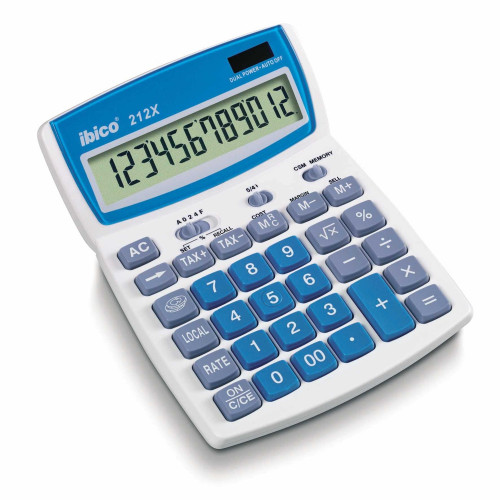 IBICO - Calculadora sobremesa 212 X 12 digitos (Ref.IB410086)