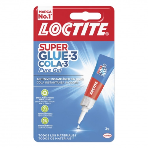 LOCTITE - PEGAMENTO POWER EASY 3 GRS ADHESIVO INSTANTANEO (Ref.1375590/1377291/1957429)