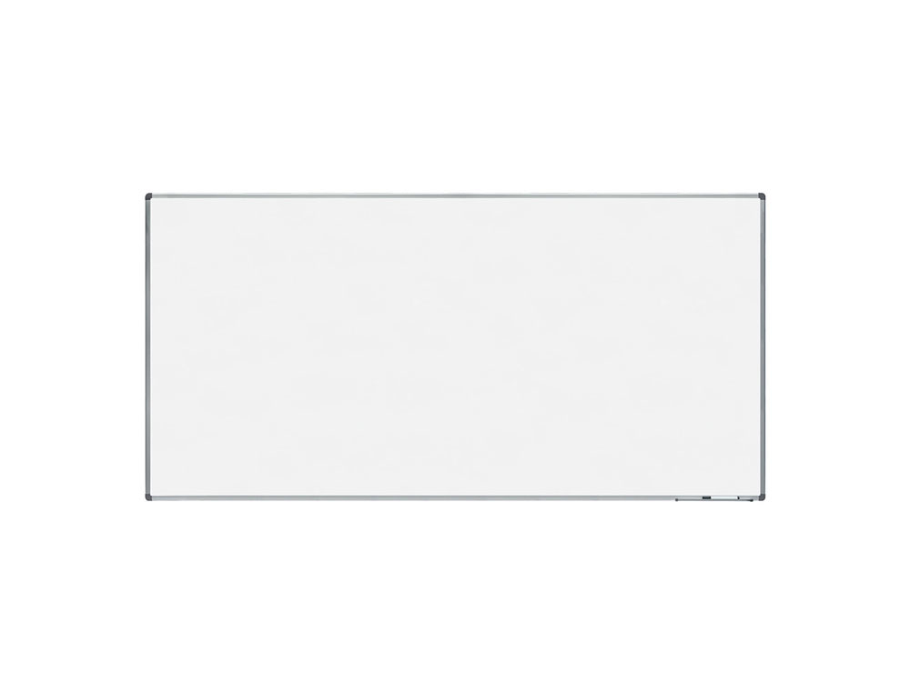 ROCADA - PIZARRA BLANCA ACERO VITRIFICADO MAGNETICO MARCO ALUMINIO Y CANTONERAS PVC 240X120 CM INCLUYE BANDEJA (Ref.6512)