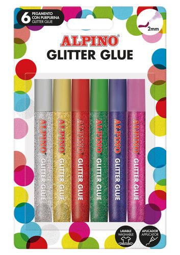 ALPINO - Glitter CLASSIC 6 UNIDADES (Ref.DE000015)