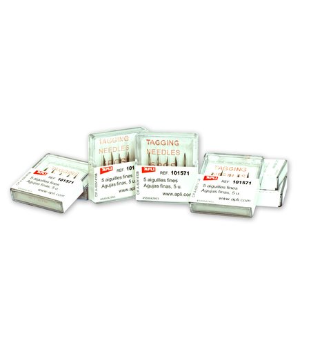 APLI - RECAMBIO DE AGUJAS PARA NAVETES MAQUINA ETIQUETADORA 101545 CAJA CON 5 (Ref.101570)