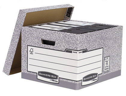 FELLOWES - Archivador Definitivo Contenedor 380X287X390 Identificacion/marcaje 4 lados Cartón (Ref.01810-FFEU)