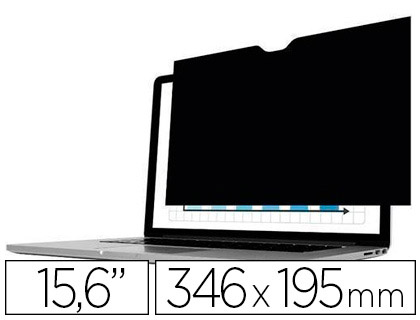 FELLOWES - FILTRO PARA PANTALLA PRIVACIDAD 15.6" PRIVASCREEN PANORAMICO 16:9 346X195 MM (Ref.4802001)