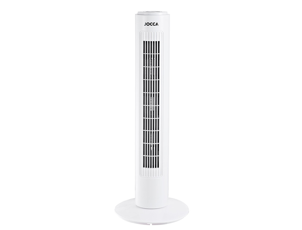 JOCCA - Ventilador de torre 3 velocidades 45w sistema oscilacion altura 730 mm 730x170x170 mm (Ref. 1469)