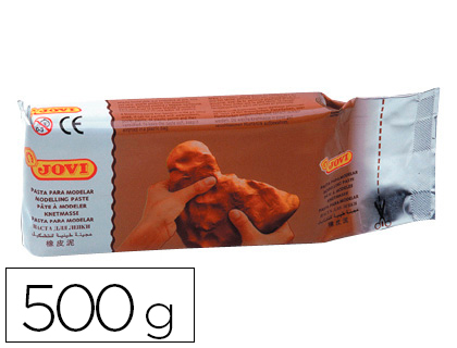 JOVI - Pastilla TERRACOTA DE PASTA DE MODELAR 500G. (Ref.88)