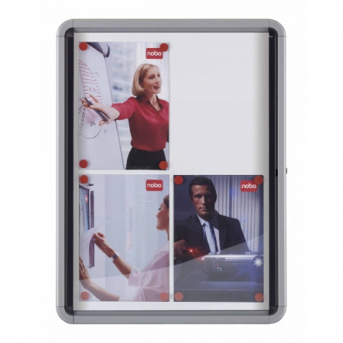 NOBO - Vitrina Interior metalico 69.2x53.2cm Profundidad 16mm (Ref.1902557)