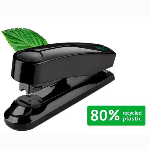 NOVUS - DAHLE - Grapadora b4fc plastico abs reciclado grapado plano capacidad 50 hojas usa grapas 24/6-8 y 26/6-8 color negro (Ref. 020-1933)