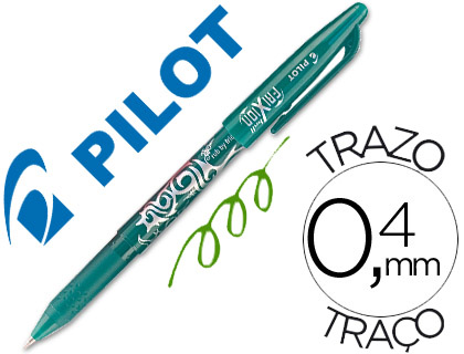 PILOT - Boligrafo especial Frixion verde (Ref.BL-FR7-G / NFV)