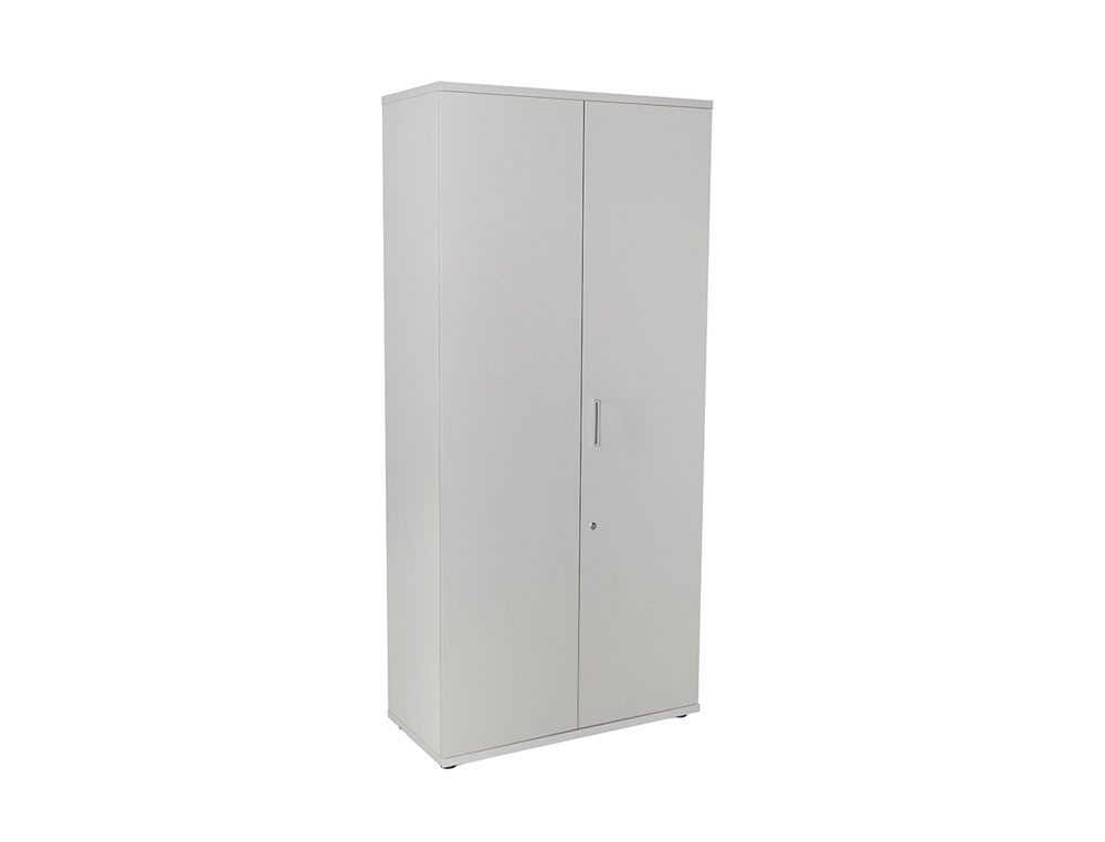 ROCADA - Armario de puertas completas Serie Store Con cerradura 195x90x45cm Gris-Gris (Ref.1104AB02)