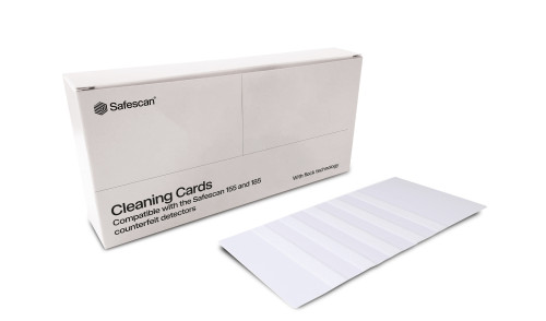 SAFESCAN - Set de tarjetas de limpieza (10 x 2 tarjetas) para detectores (Ref.136-0545)