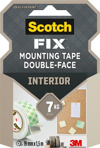 SCOTCH - Cinta DE MONTAJE BLANCA DE DOBLECARA 19 MM x1,5M70016072814 (Ref.UU008297135)