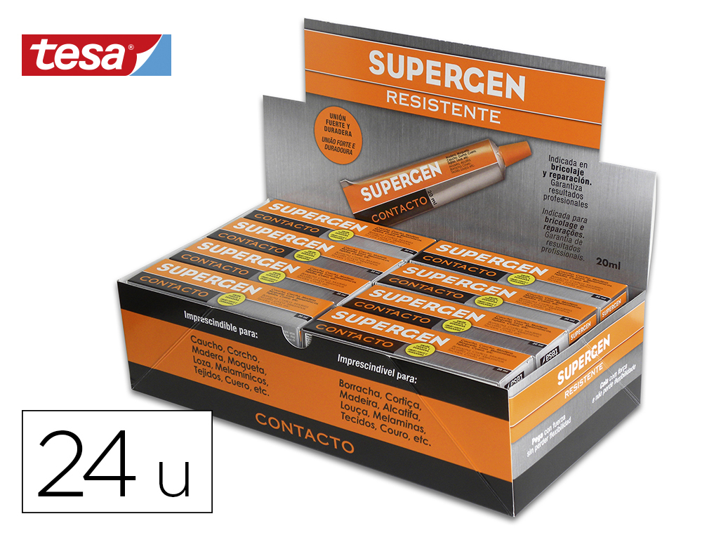 TESA - Adhesivo Tubo 20 ml Supergen (Ref.62600-00000-03)