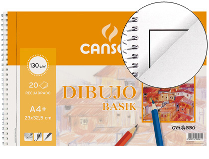 CANSON - Papel 20 Hojas A4 130 Gr (Ref.200408063)