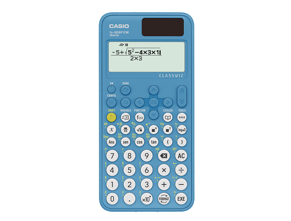 CASIO - Calculadora Científica FX-85 SP CW (63x192 puntos) 10+2 dígitos - AZUL (Ref.FX-85SP CW)