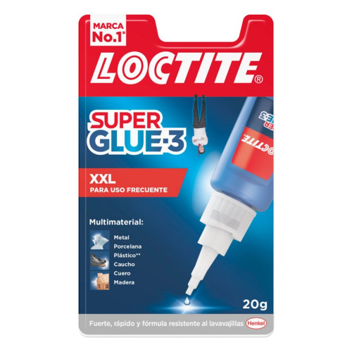 LOCTITE - PEGAMENTO SUPER GLUE-3 - 20gr ADHESIVOS INSTANTANEO (Ref.2646770)
