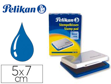 PELIKAN - Tampón N.3 5X7CM AZUL (Ref.331165)