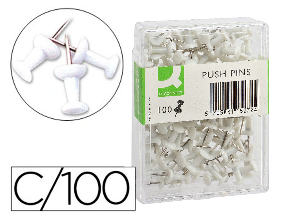 PRESTO - SEÑALIZADOR DE PLANOS BLANCO -CAJA DE 100 UNIDADES (Ref.18-BL)