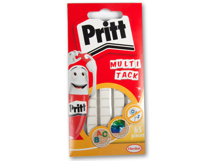 PRITT - Adhesivo Multi-Tack Masilla 65pastillas Removible Limpio 214000 (Ref.1444966)