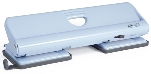 RAPESCO - Perforadora 720 Metálica de 4 Agujeros con capacidad para 20 hojas. Color azul. (Ref.1348)