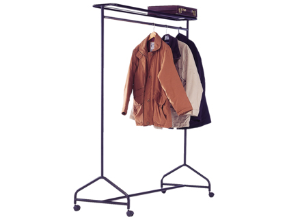 SIE - VESTIDOR PORTATIL CON REPISA CAPACIDAD PARA 40 PERCHAS (Ref.C-623-N)