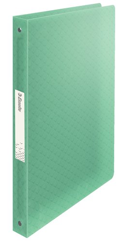 ESSELTE - CARPETA 4 ANILLAS 25 MM DIN A4 COLOUR ICE POLIPROPILENO COLOR VERDE (Ref.626248)